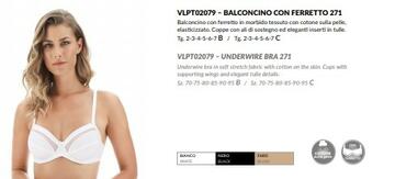 ART. 271 COPPA C- reggiseno donna linea belseno 271 coppa c - Fratelli Parenti